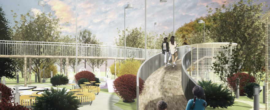 Благоустройство территории детского психоневрологического центра